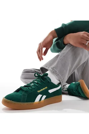Reebok Club C Grounds suede trainers with gum sole in