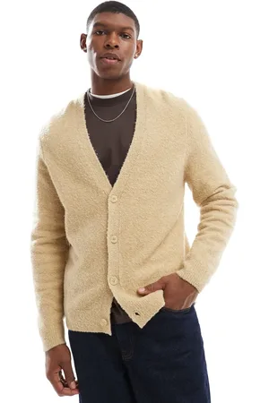New Look Boucle cardigan in oatmeal