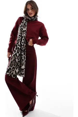ASOS Oversized leopard print scarf
