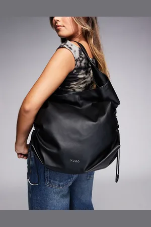 HUGO BOSS Ilene large shoulder bag with adjustable drawstrings