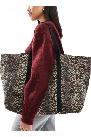 ONLY Tote bag in leopard print