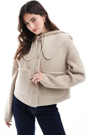 ASOS Sleeveless peter pan collared button through gilet