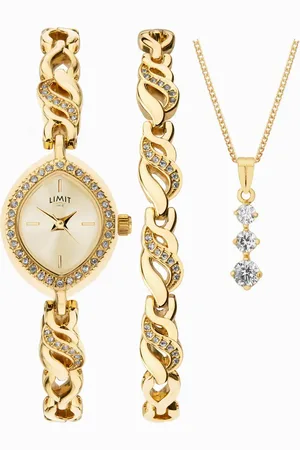 Limit Classic 18mm womens oval analogue watch gift set in