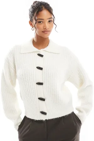 Bershka Chunky knit cardigan in
