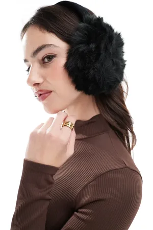 French Connection Faux fur ear muffs in