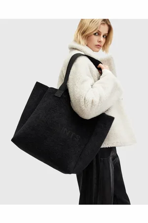 AllSaints Izzy fuzzy tote in