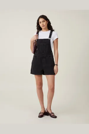 Cotton On Short denim overall in