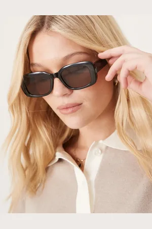 ASOS Chunky mid square sunglasses in