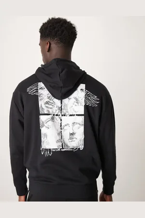 ASOS Oversized hoodie with photographic back print in