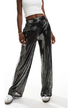 ASOS Sequin trouser with contrast panel in
