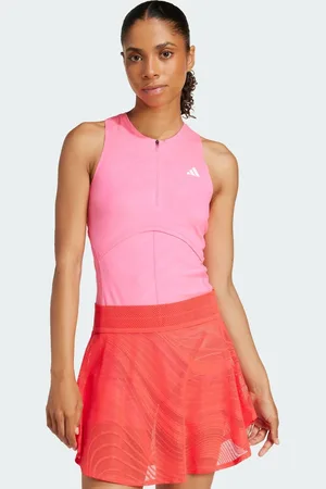 adidas Adidas Tennis pro climacool bodysuit and skirt set in and red