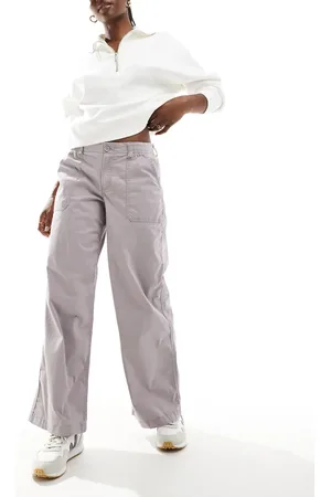 Hollister Low waist cargo trouser in pink