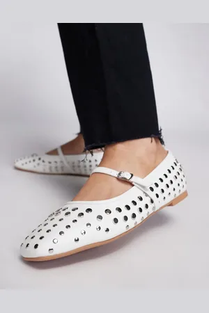 Public Desire Arkel flat stud ballets in