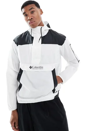Columbia Challenger II windbreaker in and white