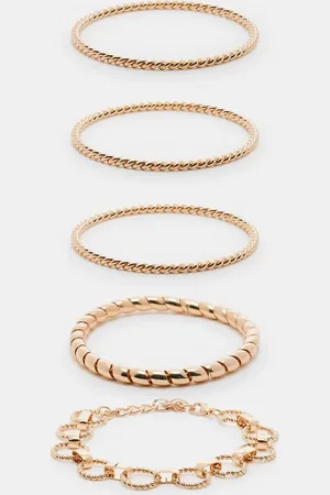 Aldo Talobarel pack of 5 assorted chain bracelets in