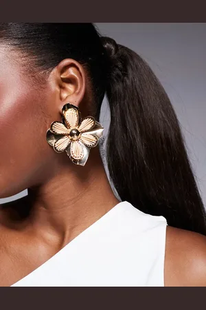 Aldo Aurrora statement floral earrings in