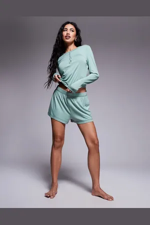ASOS Mix & match super soft pyjama short in green