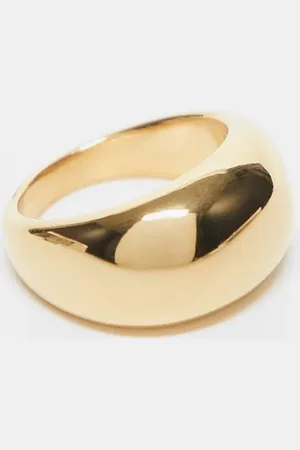 ASOS Waterproof stainless steel ring with bubble design in