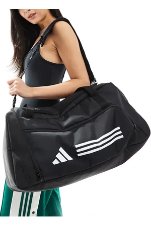 adidas Adidas Training medium duffle bag in and white