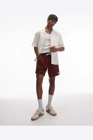 Rhythm Classic linen jam shorts in merlot
