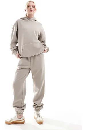 South Beach Cuffed jogger in stone
