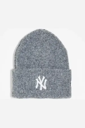 New Era NY Yankees cuff beanie in marl