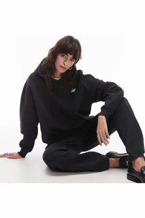 New Balance Athletics club hoodie in black