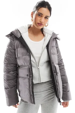 Barbour Della puffer jacket in chrome