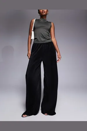 ASOS Plisse full length trouser in