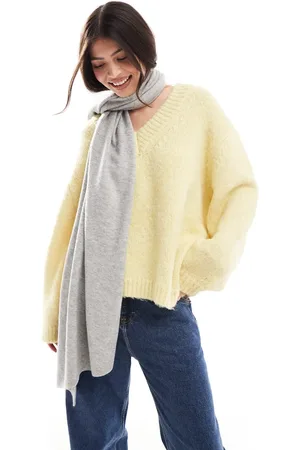 ASOS Lightweight knitted scarf in marl