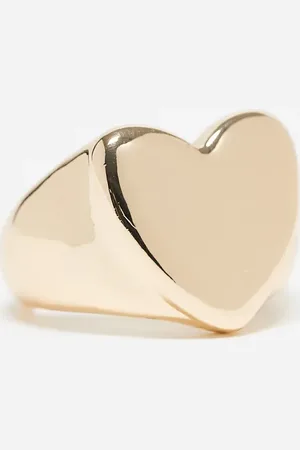 ASOS Ring with puff heart detail in tone