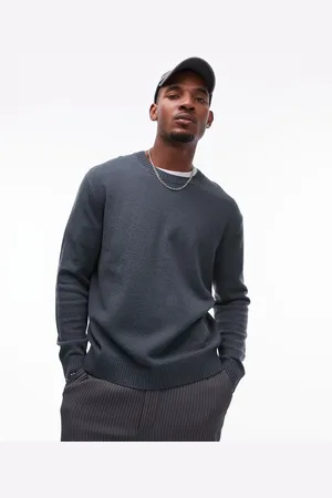 ARKET Textured knit sweater in grey