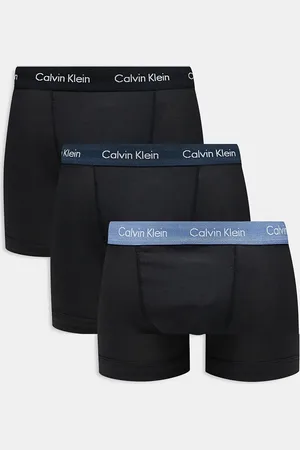 Calvin Klein ASOS Exclusive 3 pack with blue waistbands in