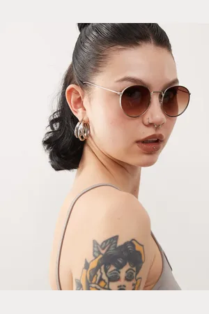 Weekday Explore round sunglasses in