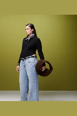 ASOS ASOS DESIGN Curve baggy jeans in mid