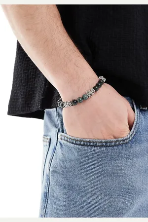 ASOS Beaded bracelet in tone