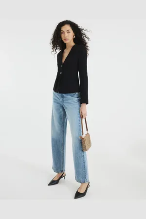 River Island Button front blazer in