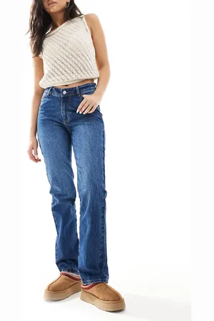 ASOS V-waist straight leg jean in indigo