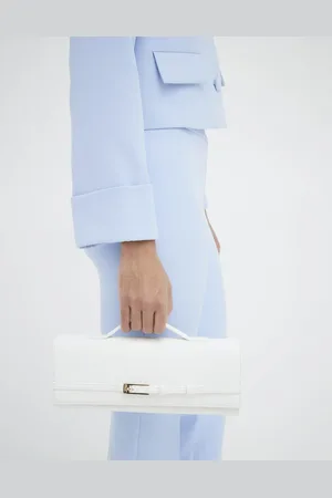 River Island Woven clutch bag in