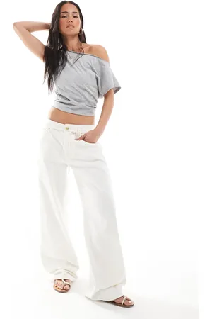 ASOS Baggy jean in ecru