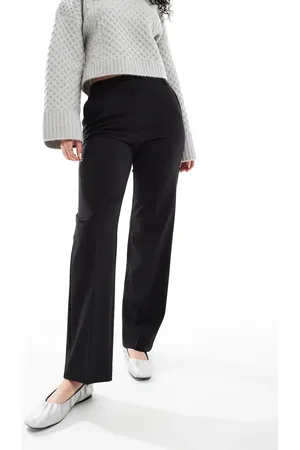 ASOS Hourglass tailored slim straight trousers in