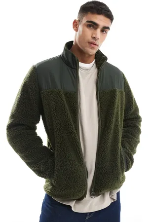 Barbour Hobson fleece in khaki