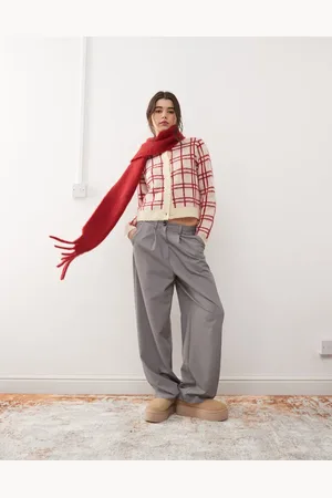 Miss Selfridge Tailored wide leg trouser in