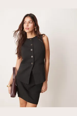 New Look Longline tailored waistcoat co-ord in