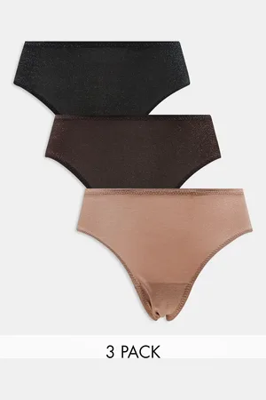 Lindex 3 pack glitter brazilian brief in