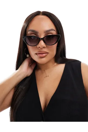 Aire Amalthea cat eye sunglasses in with smokey brown lens