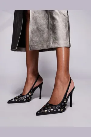 Steve Madden Alchemy eyelet detail sling back heels in