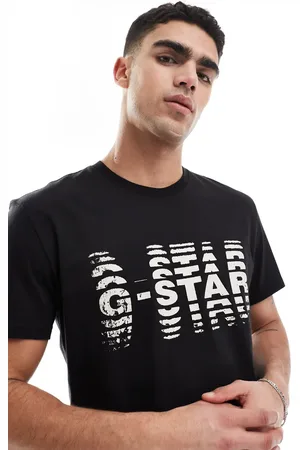 G-Star T-shirt in with shattered logo print