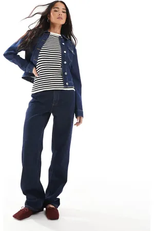 Miss Selfridge Dark rinse wash straight leg jean