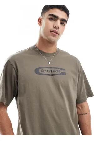 G-Star Oversized t-shirt in with old skool logo